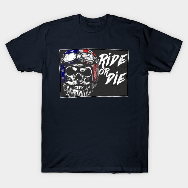 Ride or Die (variant) T-Shirt by SmithyJ88